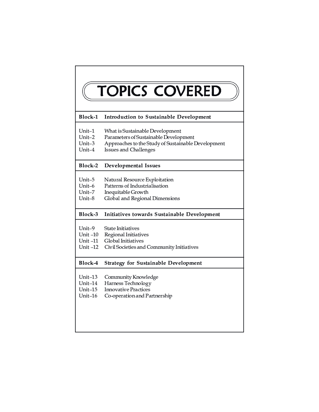MED-02 Sustainable Development: Issues and Challenges - Page 5