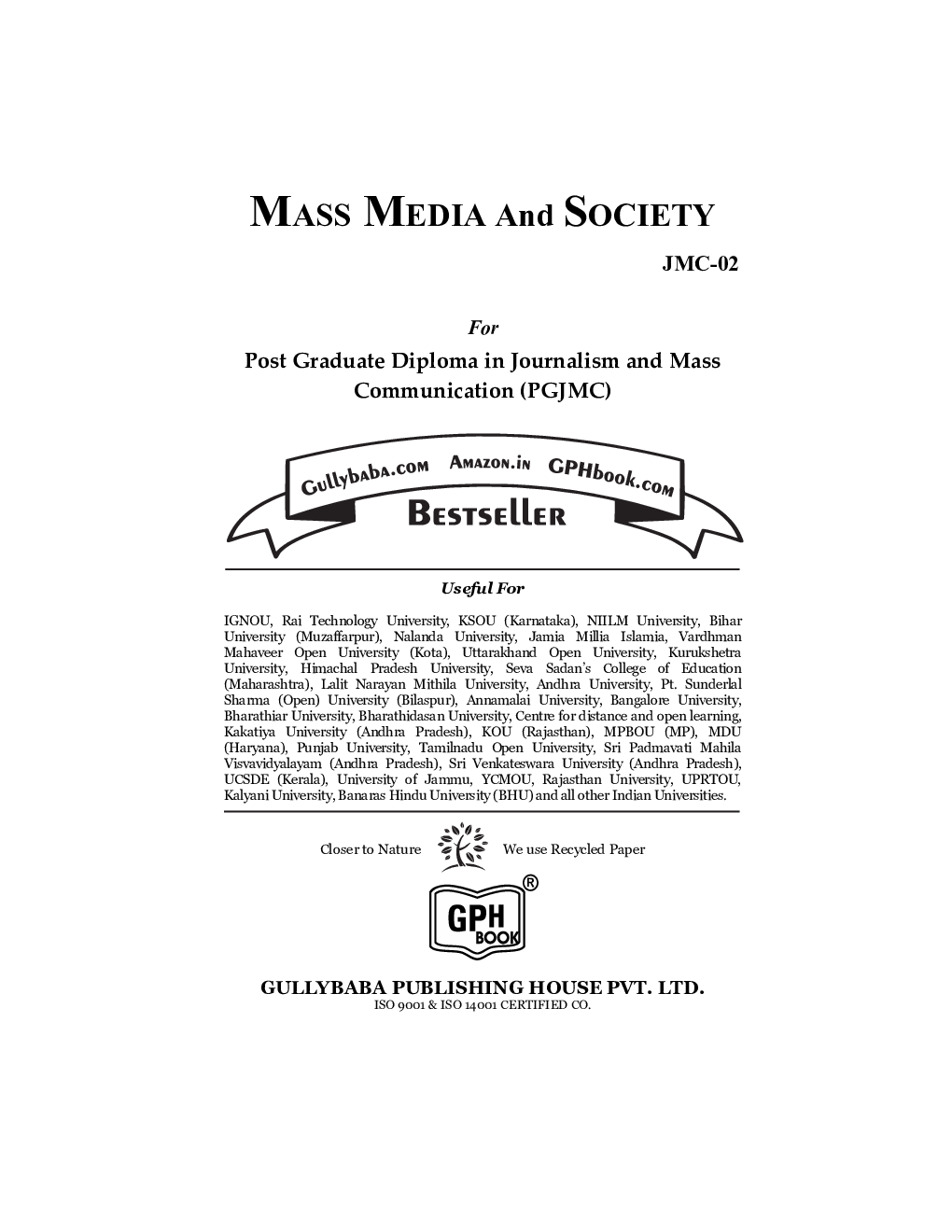 JMC-02 Mass Media and Society - Page 1