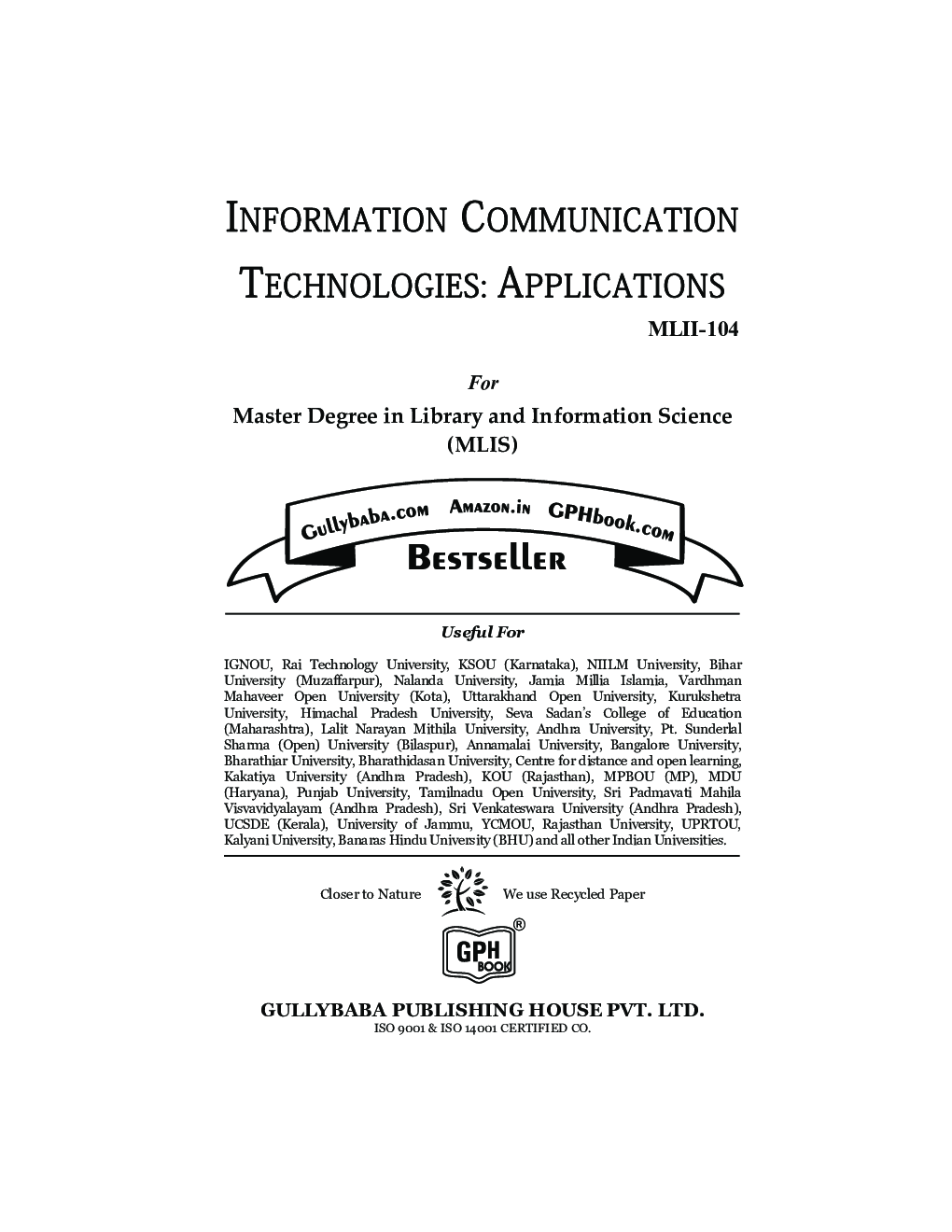 MLII-104 Information Communication Technologies: Applications - Page 2