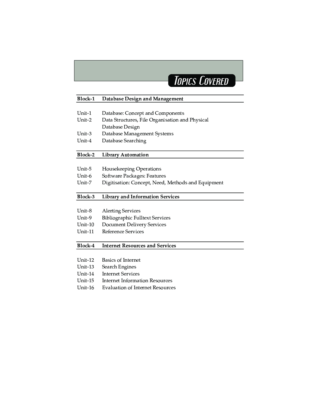 MLII-104 Information Communication Technologies: Applications - Page 5