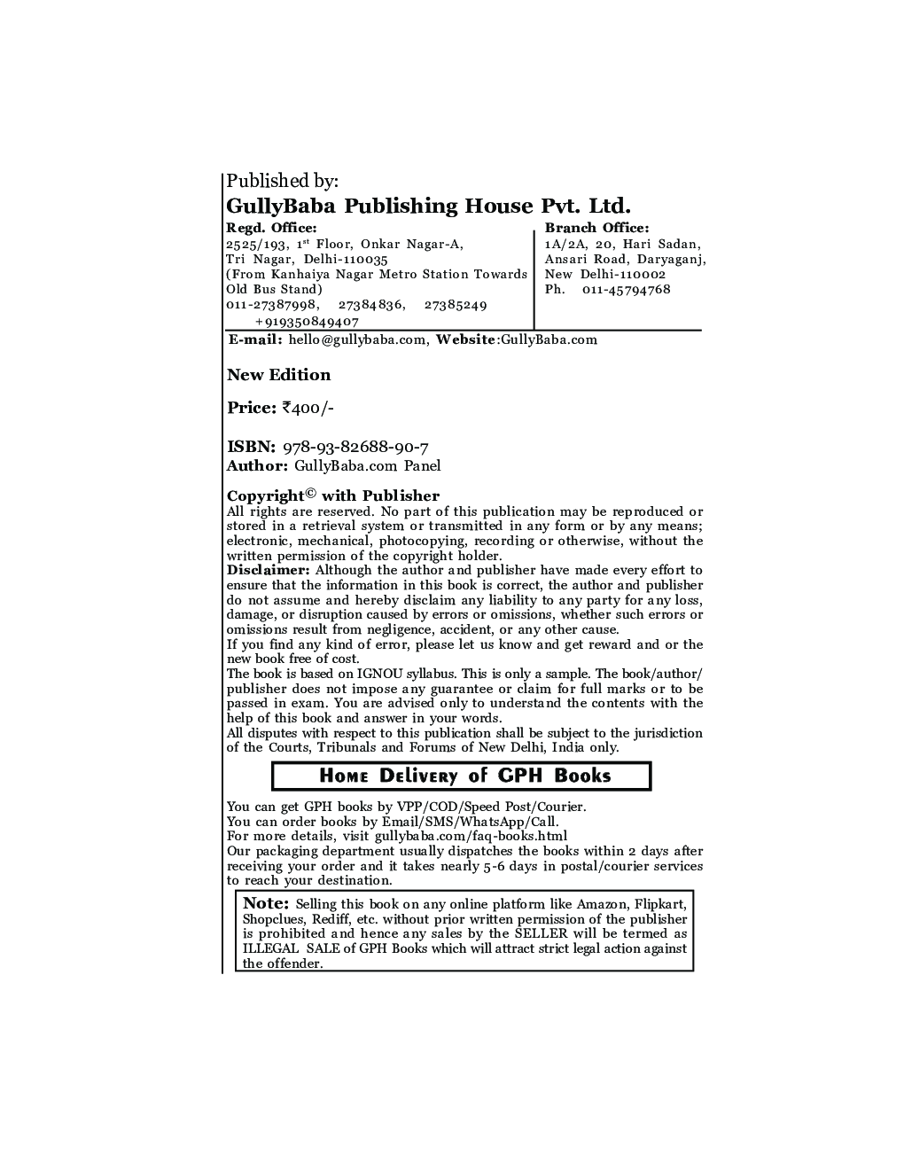 PHE-06 Thermodynamics and Statistical Mechanics - Page 3