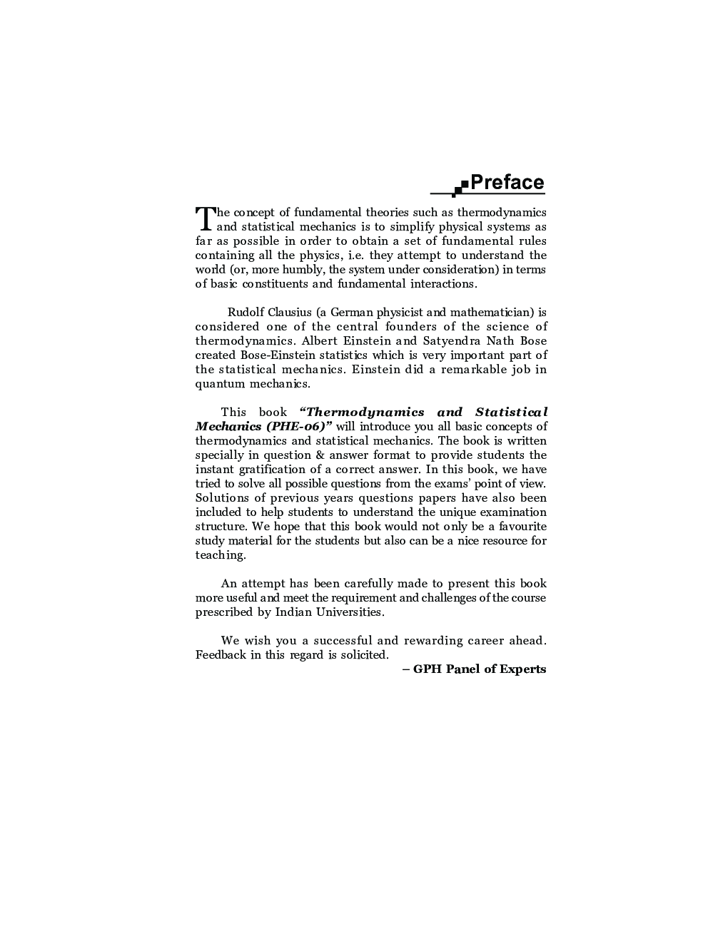 PHE-06 Thermodynamics and Statistical Mechanics - Page 4