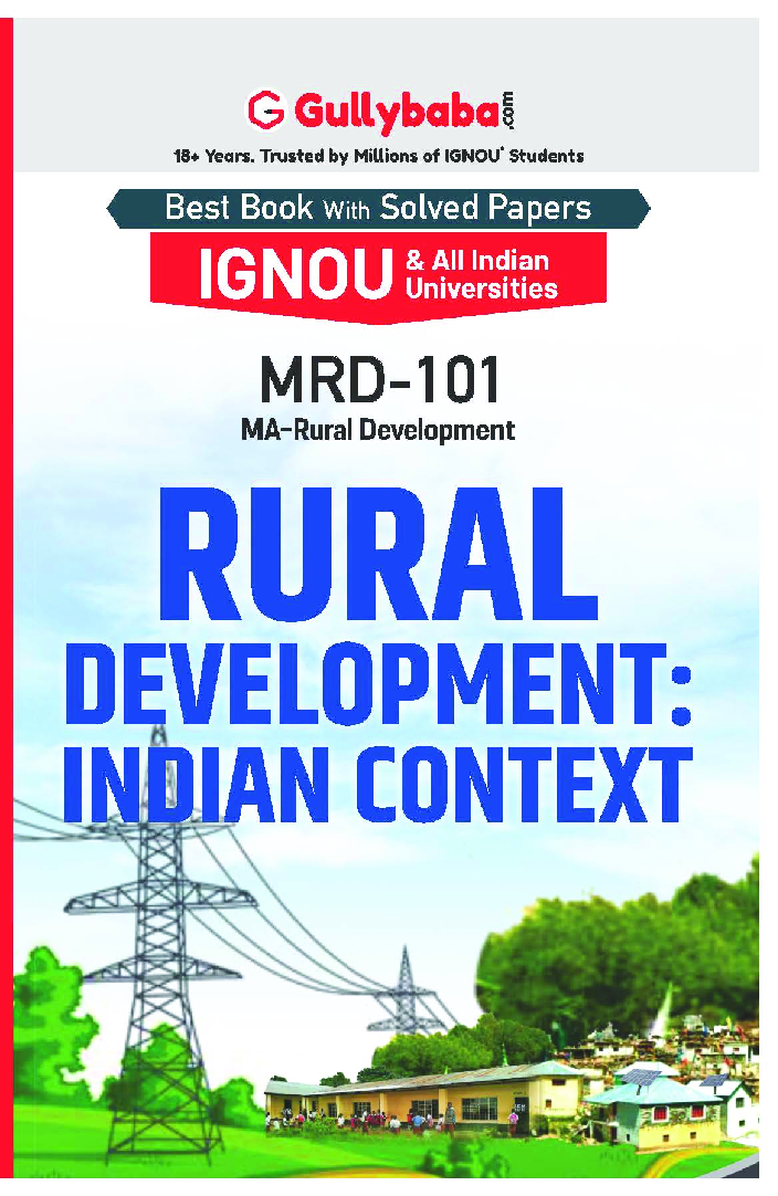 MRD-101 Rural Development: Indian Context - Page 1