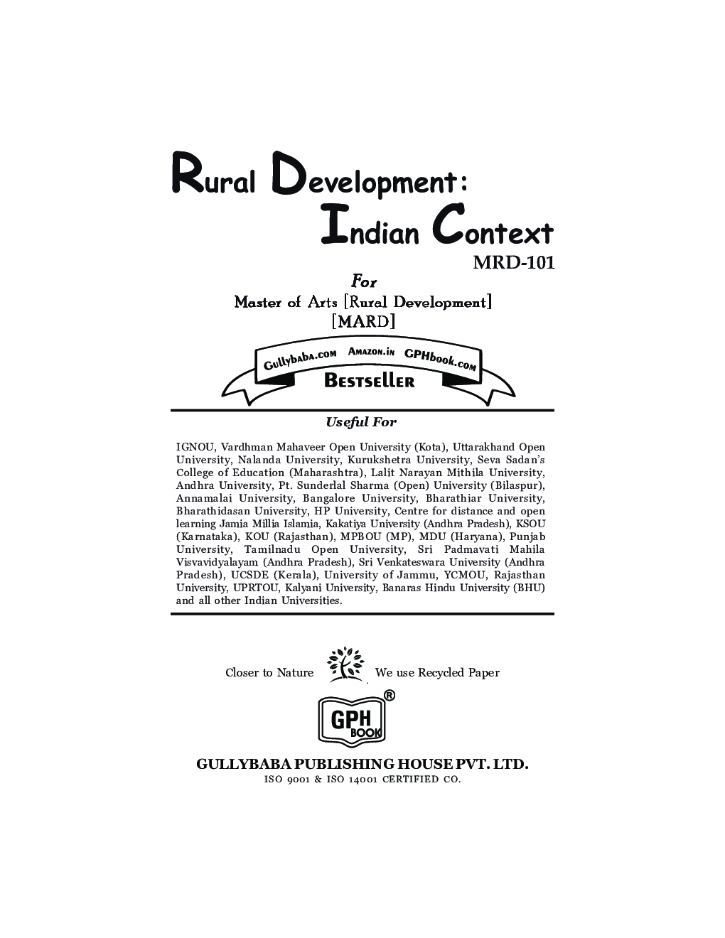 MRD-101 Rural Development: Indian Context - Page 2