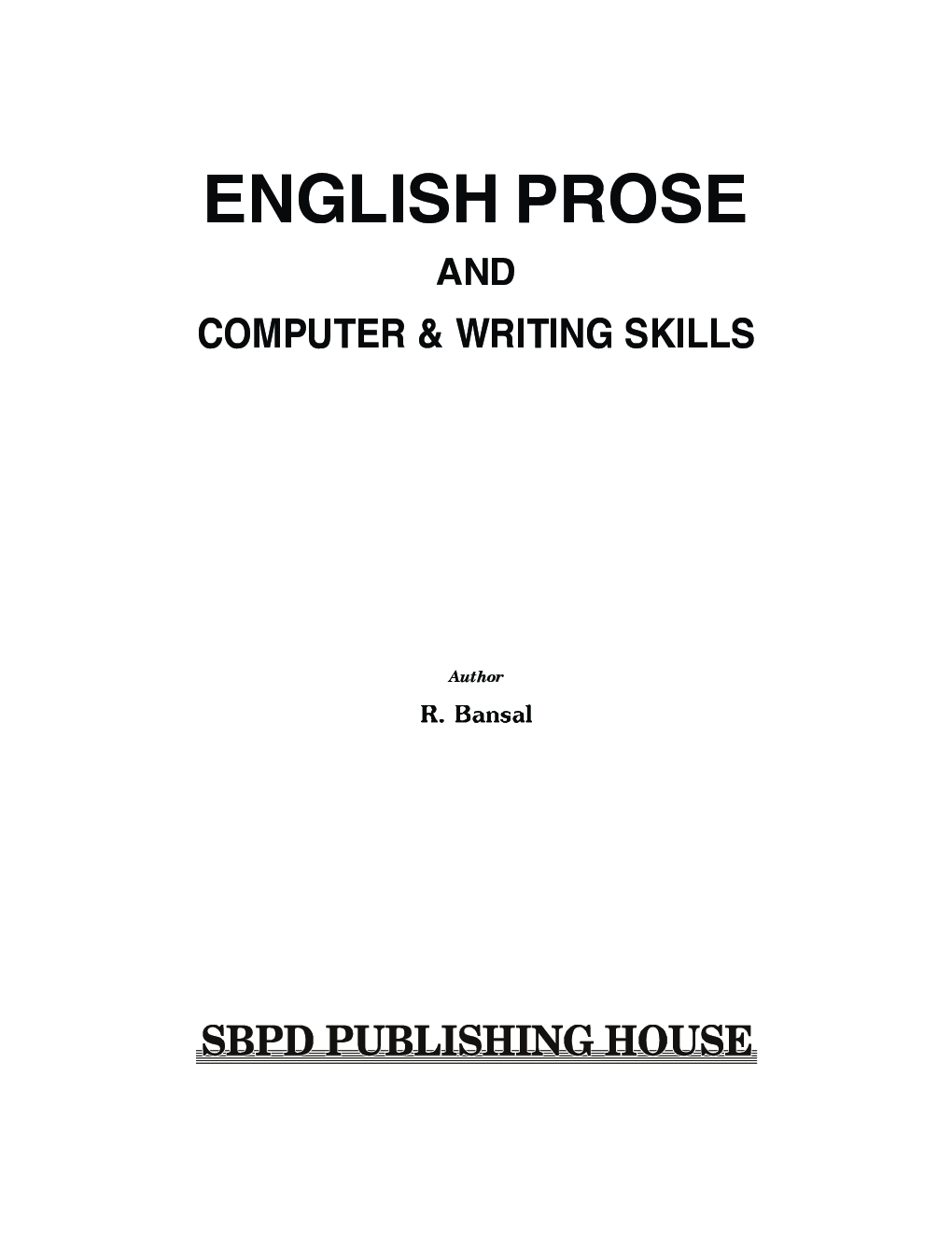 English Prose and Computer & Writing Skills For B.A. (According to NEP-2020) - Page 3