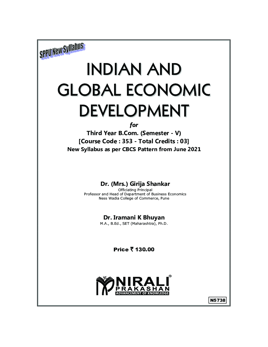Indian And Global Economic Development (Third Year Bcom Sem 5) - Page 2