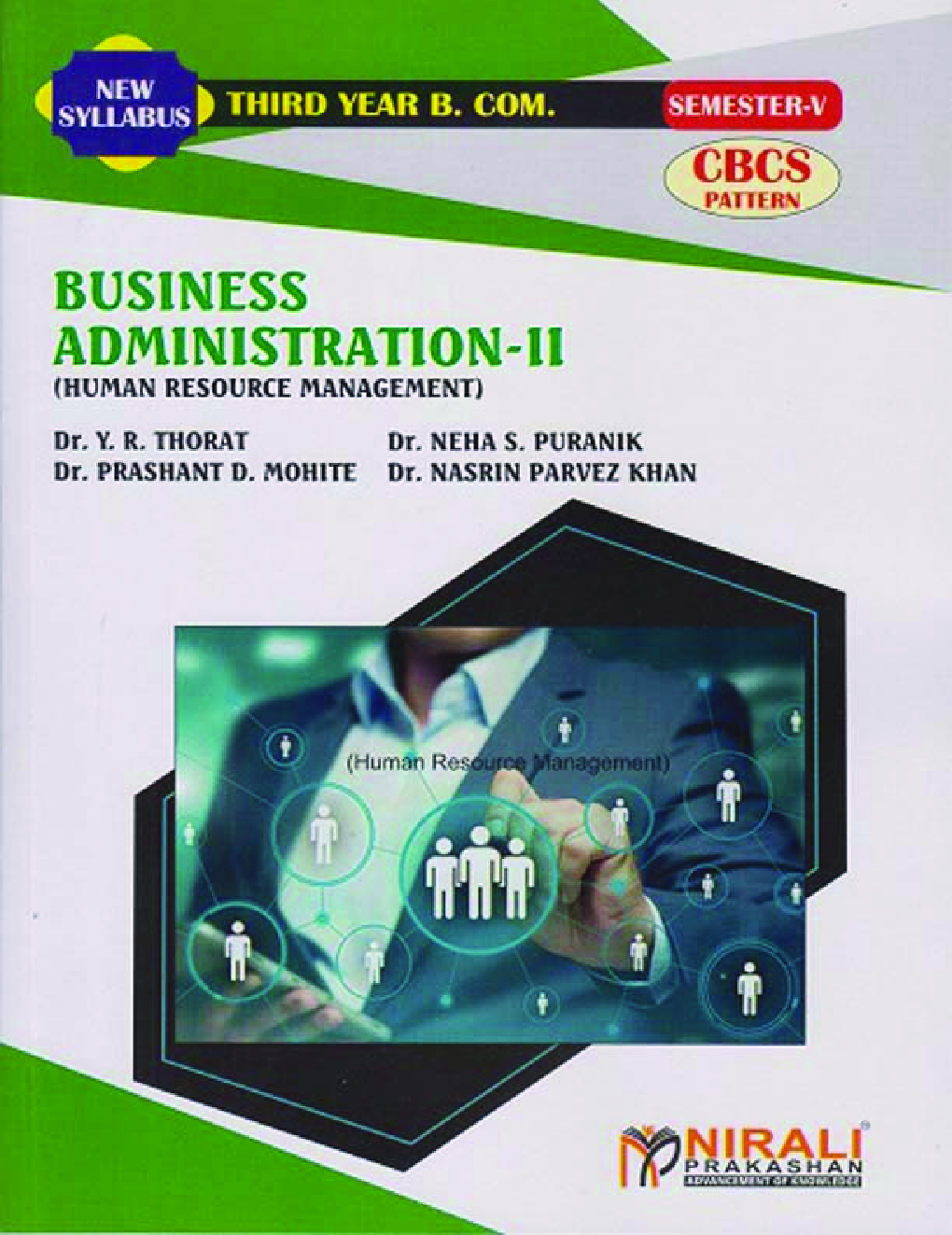 Business Administration-2: Human Resource Management (Third Year Bcom Sem 5) - Page 1