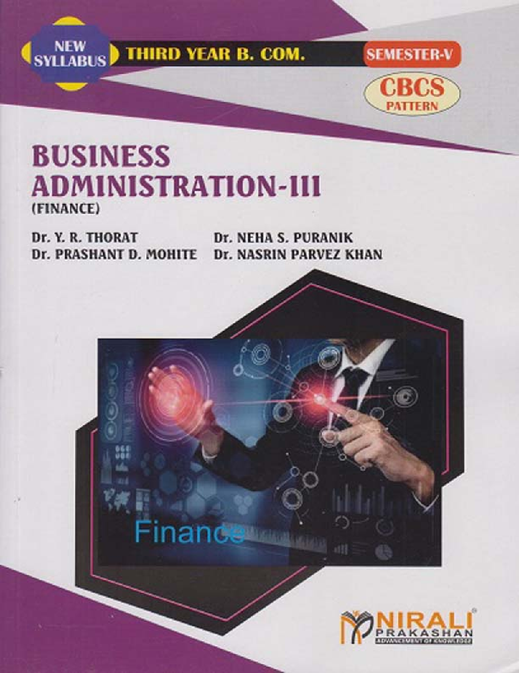 Business Administration-3: Finance (Third Year Bcom Sem 5) - Page 1