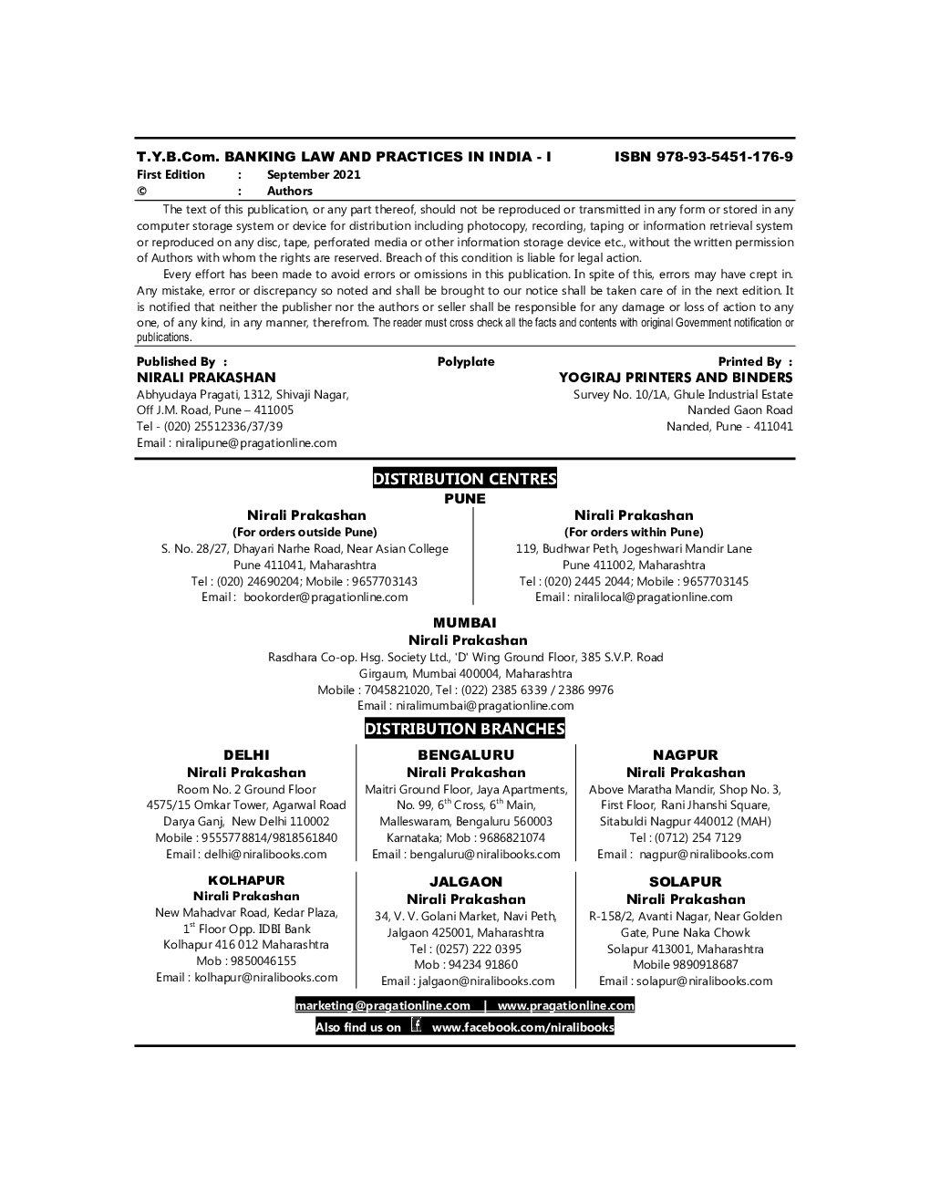 Banking Law And Practices In India-1 (Banking And Finance-3) (Third Year Ty Bcom Sem 5) - Page 3