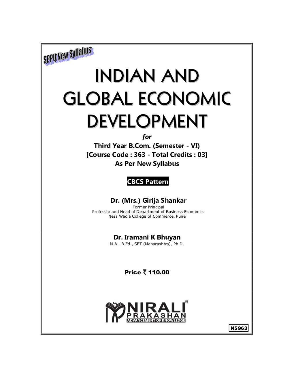 Indian And Global Economic Development (Third Year Ty Bcom Sem 6) - Page 2