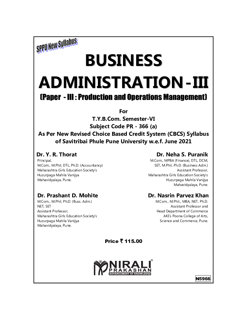 Business Administration 3: Production And Operations Management (Third Year Bcom Sem 6) - Page 2