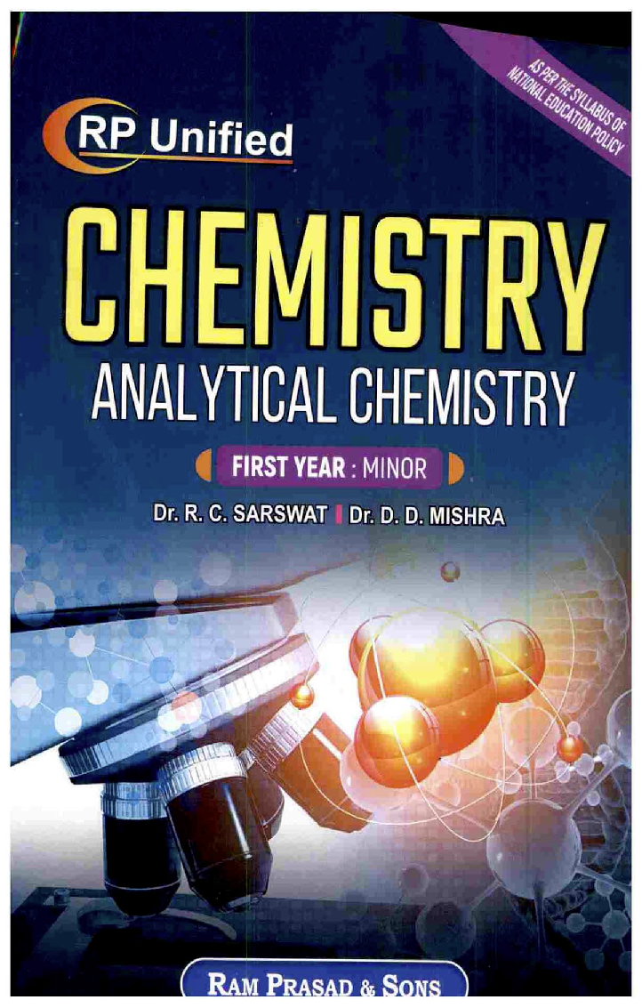 Chemistry (Analytical Chemistry) First Year: Minor - Page 1