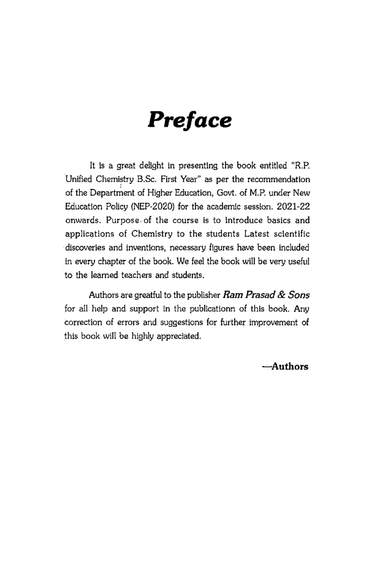 Chemistry (Analytical Chemistry) First Year: Minor - Page 4
