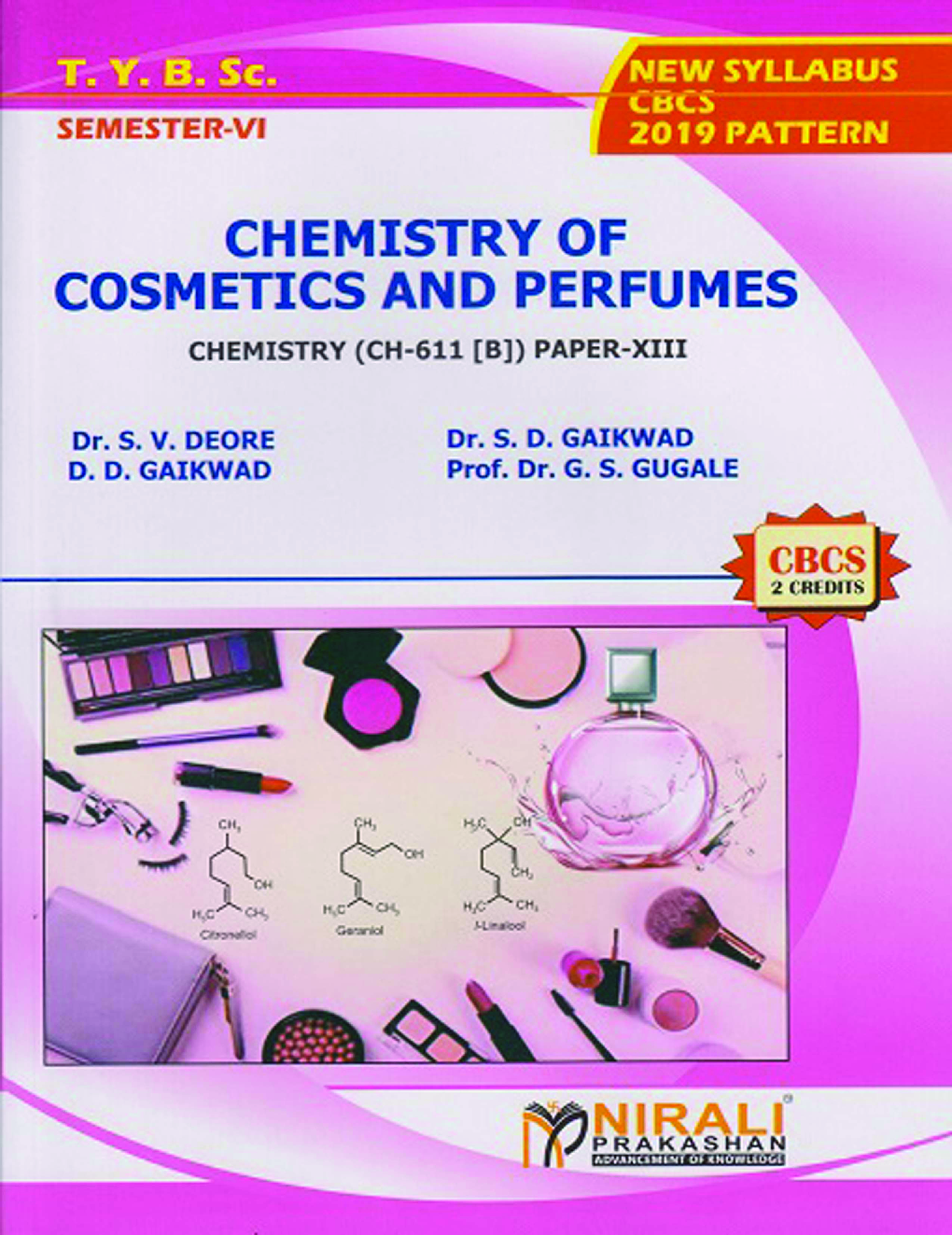 Chemistry Of Cosmetics And Perfumes : Chemistry (CH-611 [b]) Paper 13 (TY B.Sc Sem 6) - Page 1