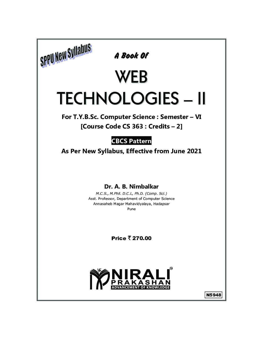 Web Technology - 2 (TY B.Sc, Computer Science : Sem 6) - Page 2