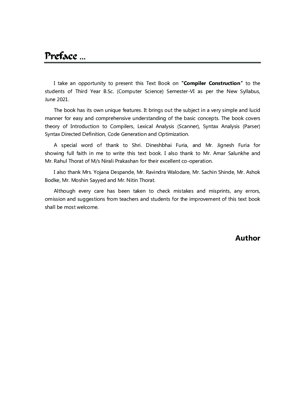 Compiler Construction (TY B.Sc Computer Science Sem 6) - Page 4