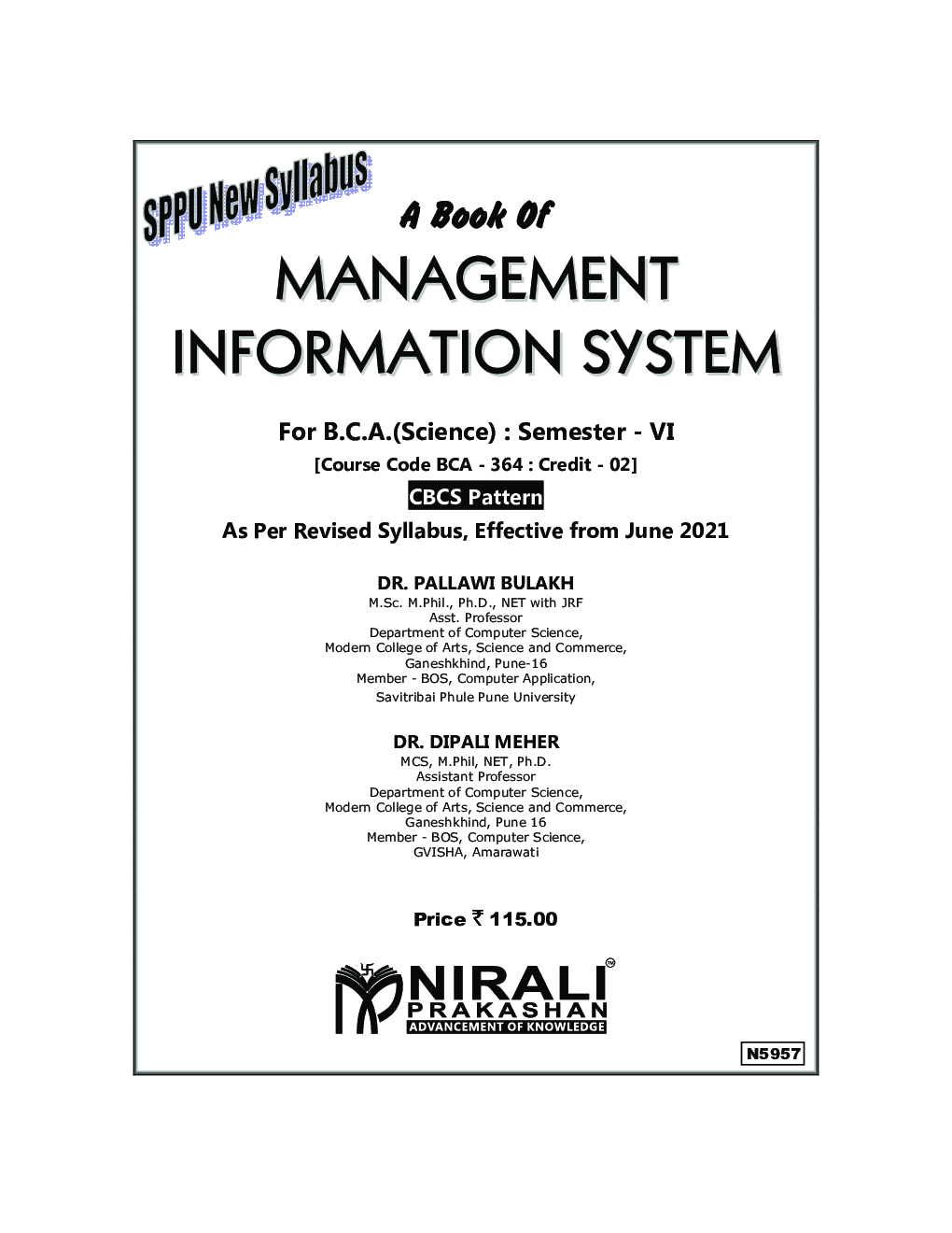 Management Information Systems (TY BCA Science Sem 6) - Page 2