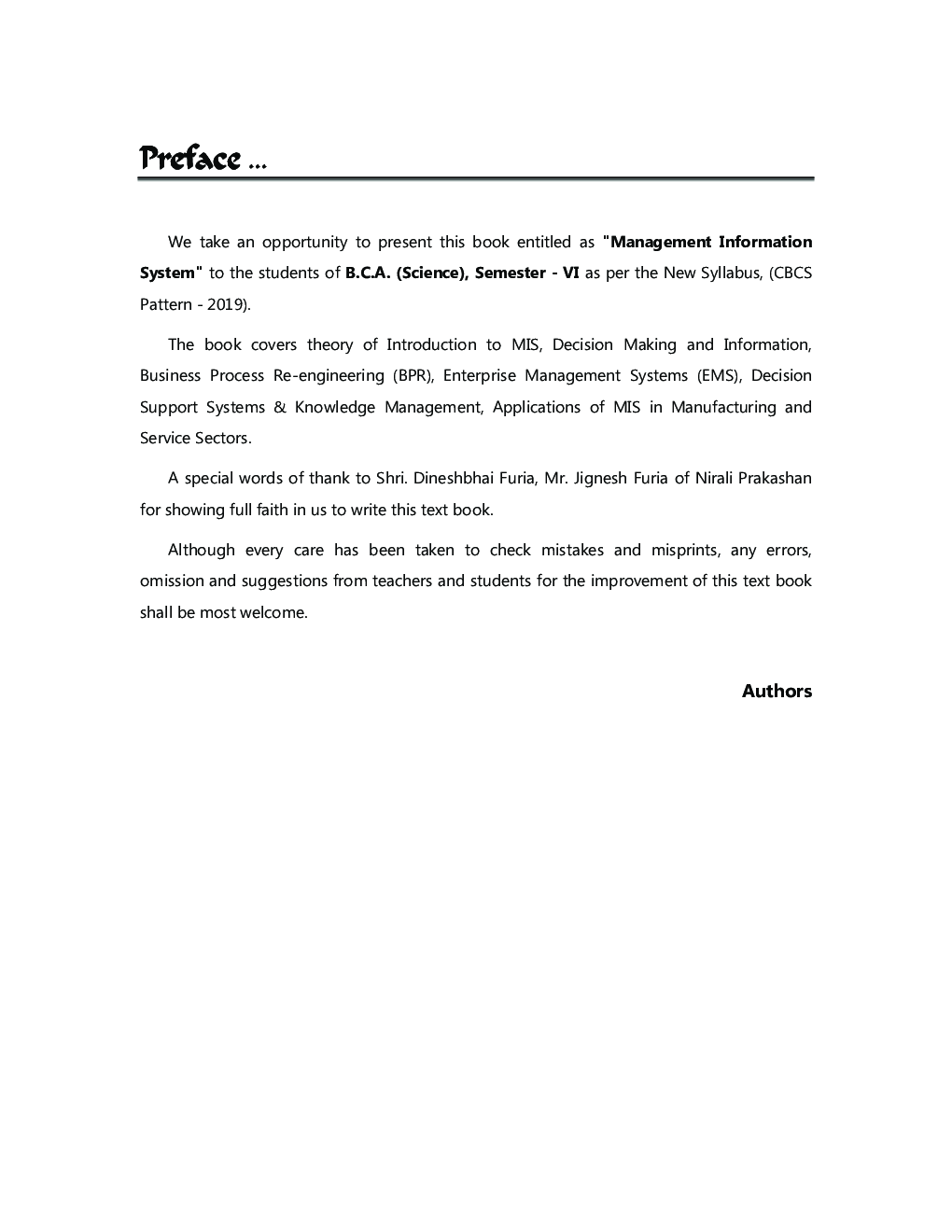 Management Information Systems (TY BCA Science Sem 6) - Page 4