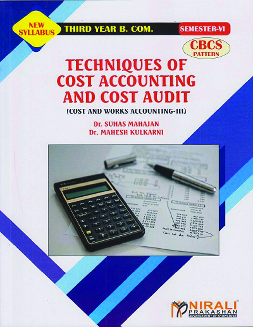 Techniques Of Cost Accounting And Cost Audit (Cost And Works Accounting-3) TY BCom Sem 6 - Page 1