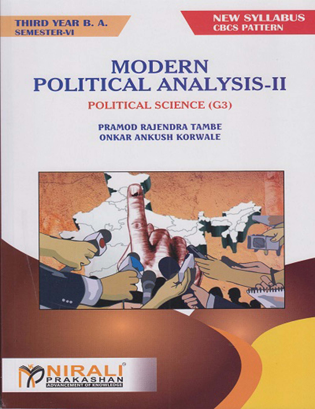 Modern Political Anlysis-2: Political Science (G3) (TY BA Sem 6) - Page 1