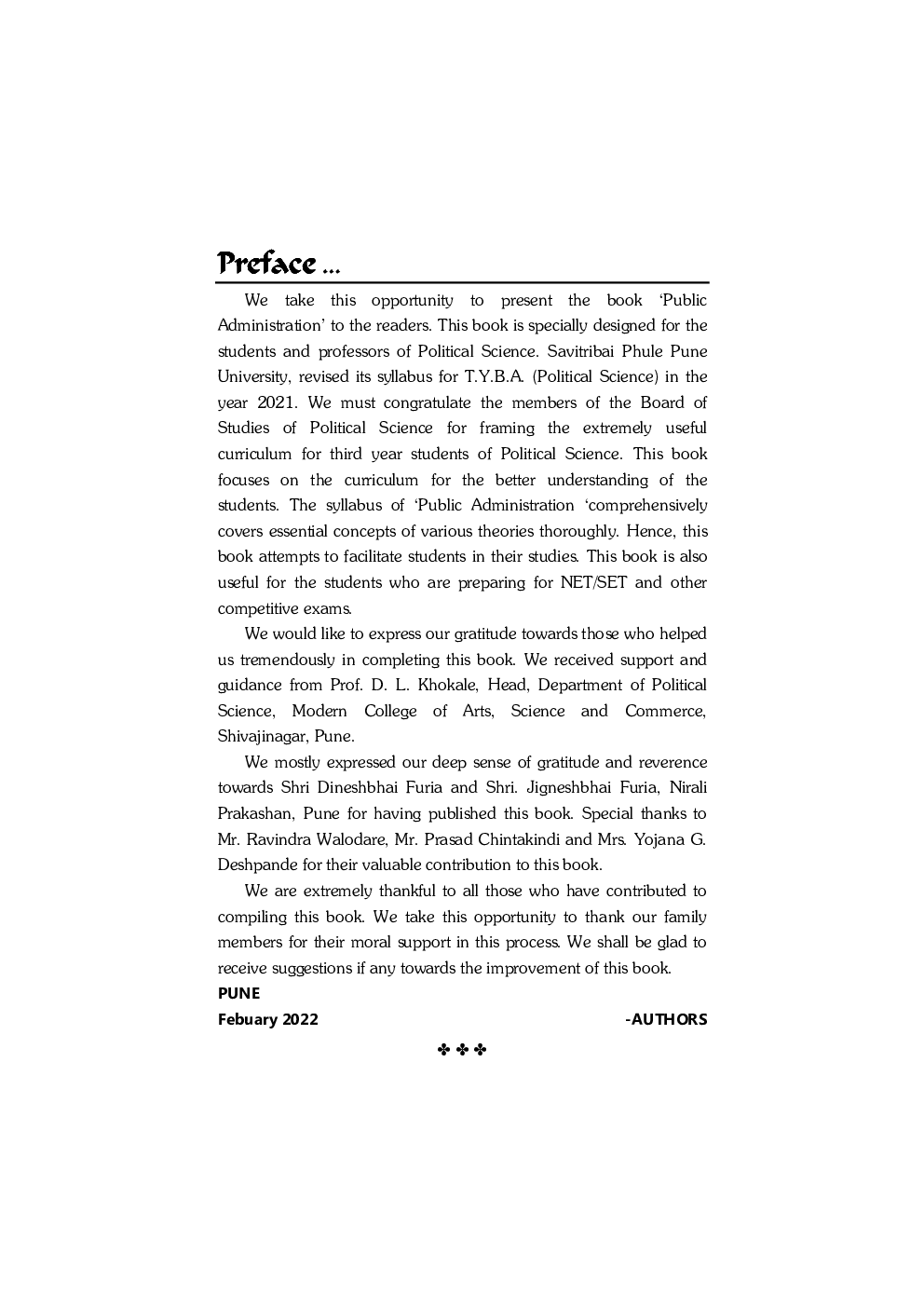 Public Administration : Political Science (S3) (TY BA Sem 6) - Page 4