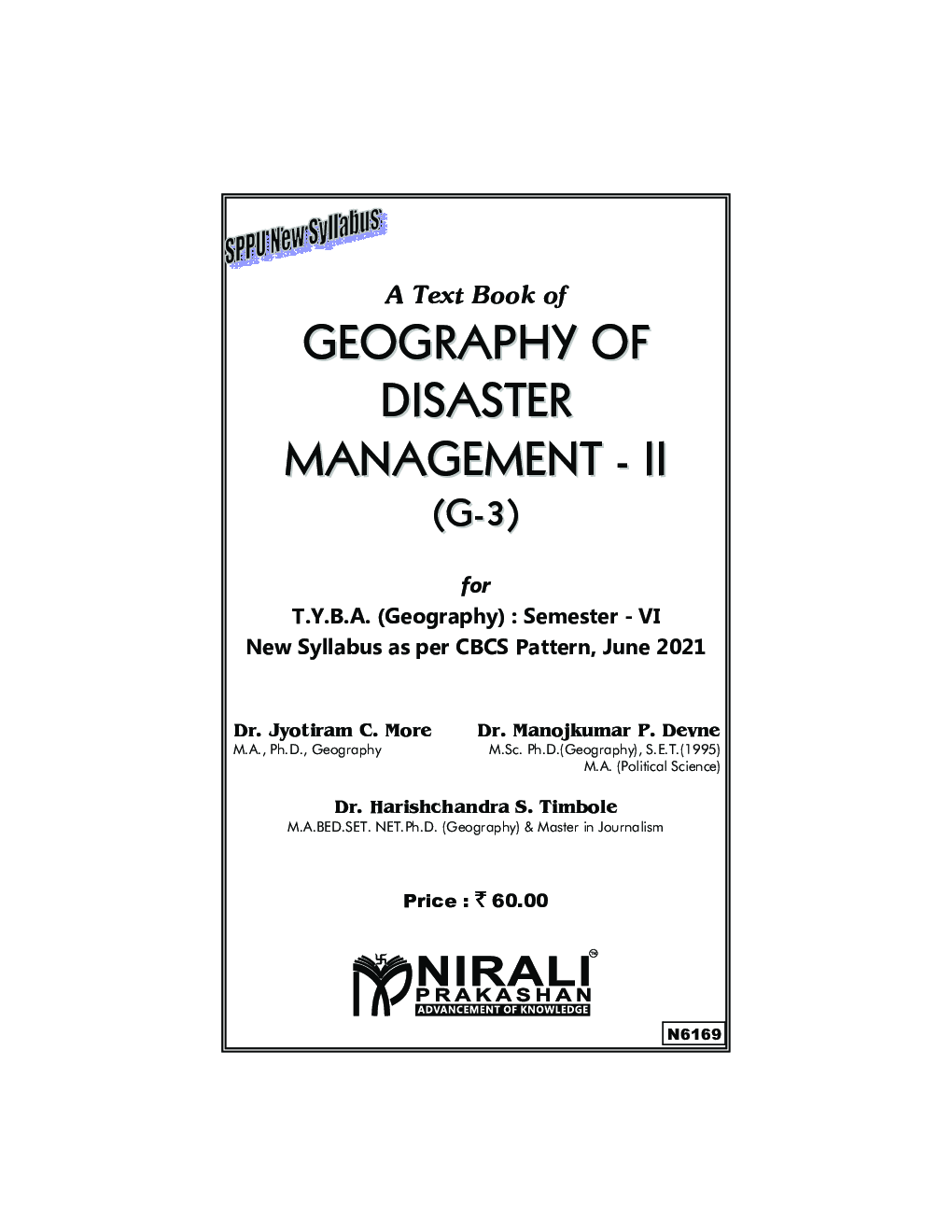 Geography Of Disaster Management-2: Geography (G3) (TY BA Sem 6) - Page 2