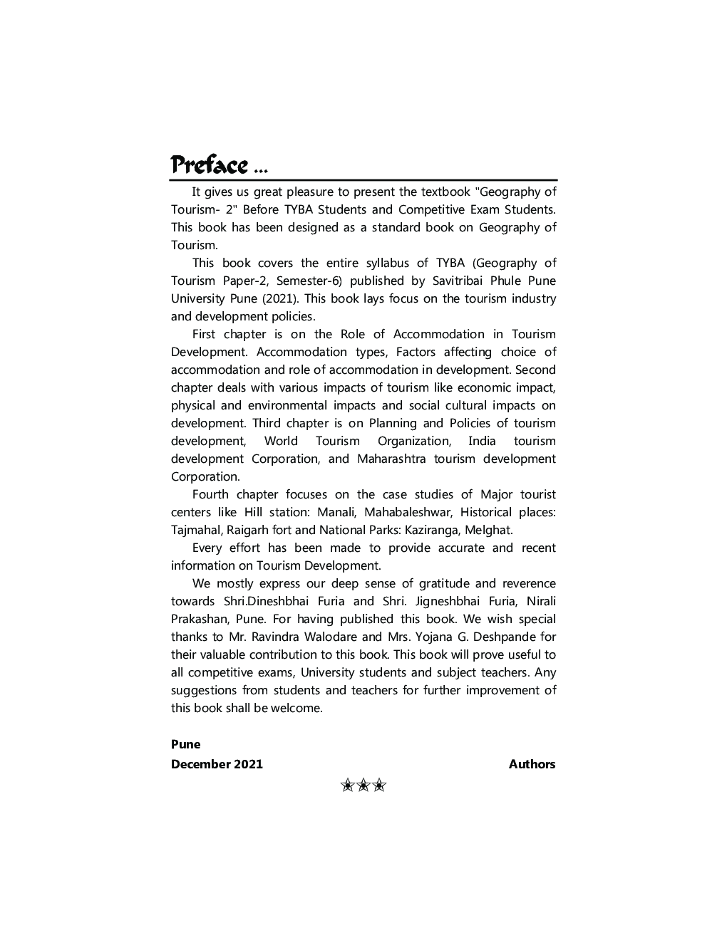 Geography Of Tourism-2: Geography (G3) (TY BA Sem 6) - Page 4