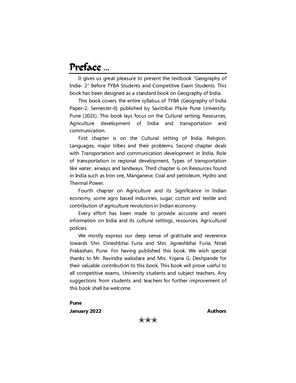 Geography Of India-2: Geography (S3) (TY BA Sem 6) - Page 4