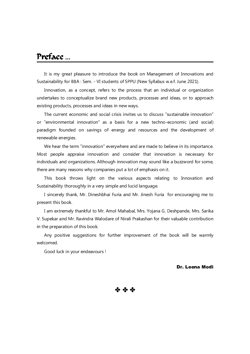 Management Of Innovations And Sustainability(TY BBA Sem 6) - Page 4