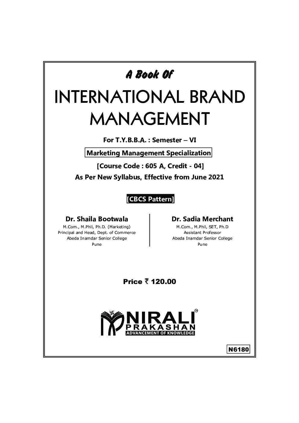 International Brand Management: Marketing Specialization (TY BBA Sem 6) - Page 2