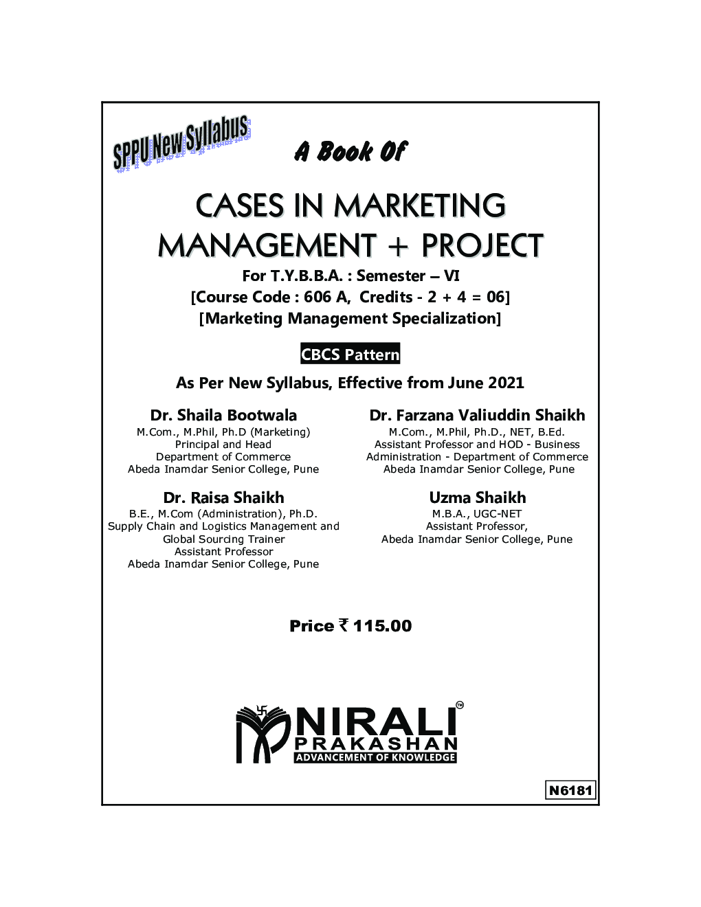 Cases In Marketing Management + Project: Marketing Specialization (TY BBA Sem 6) - Page 2