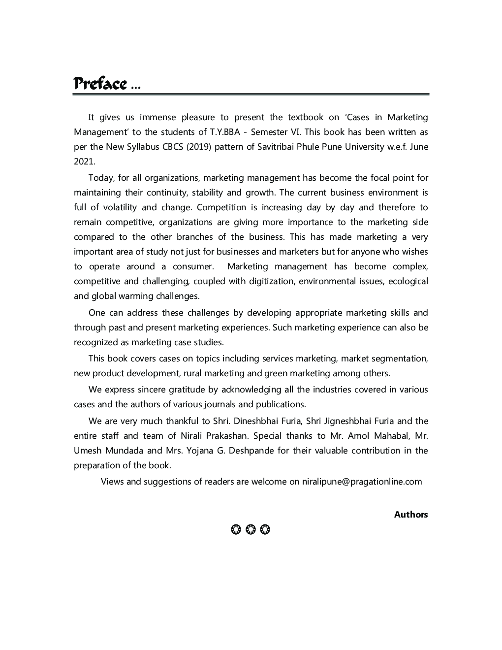 Cases In Marketing Management + Project: Marketing Specialization (TY BBA Sem 6) - Page 4