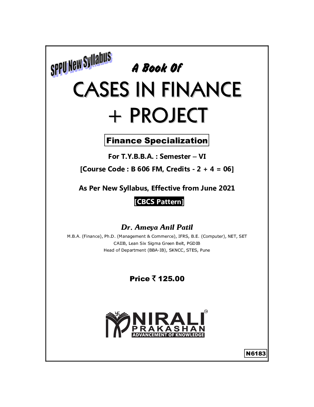 Cases In Finance + Project : Finance Specialization (TY BBA Sem 6) - Page 2