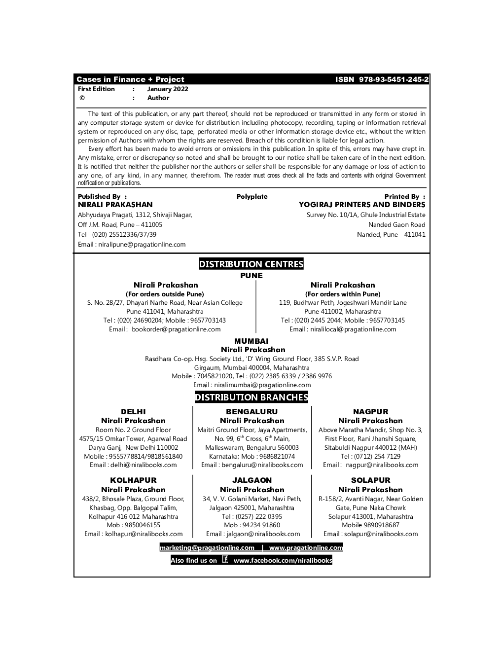 Cases In Finance + Project : Finance Specialization (TY BBA Sem 6) - Page 3