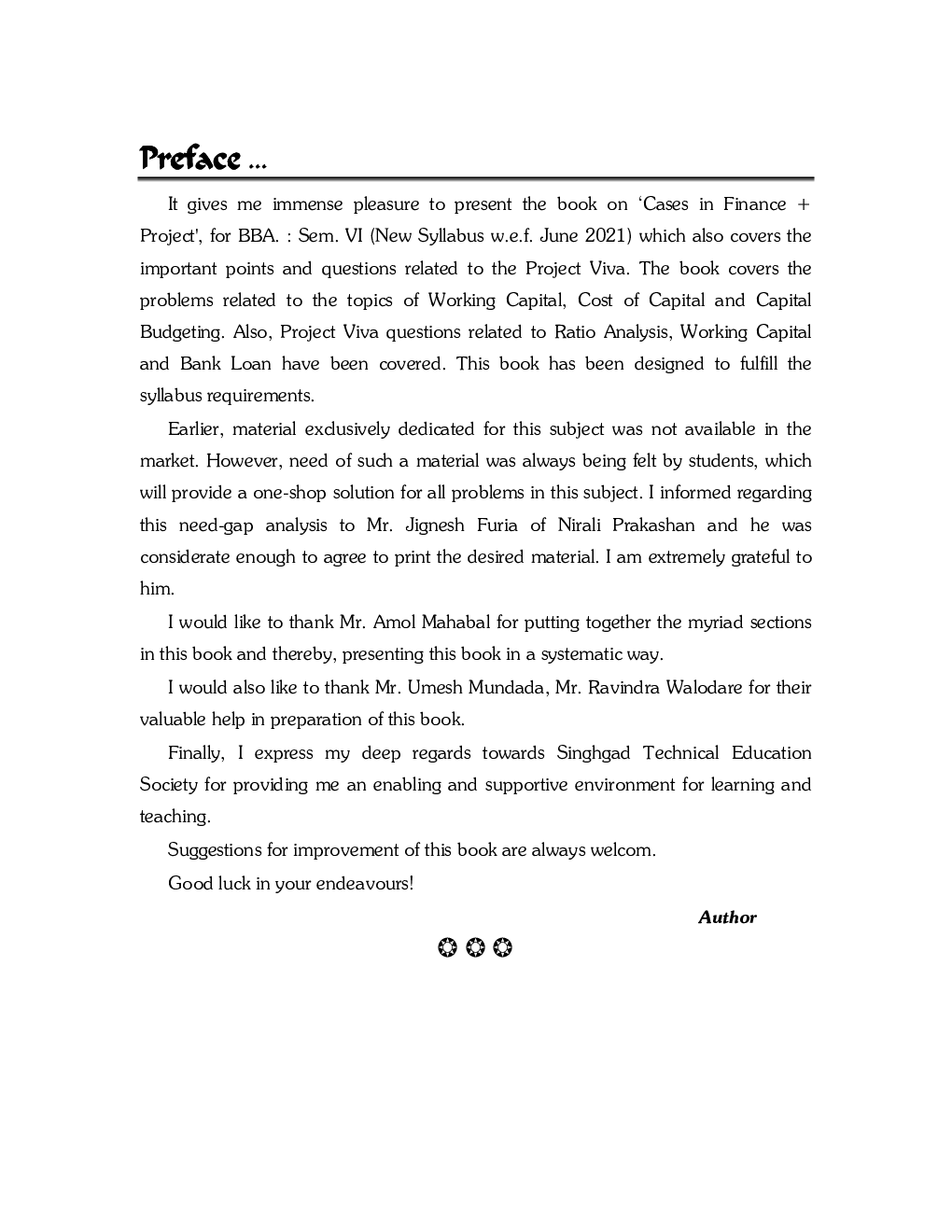 Cases In Finance + Project : Finance Specialization (TY BBA Sem 6) - Page 4