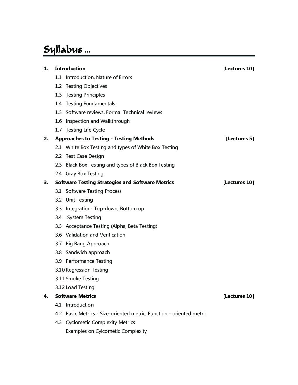 Software Testing (TY BBA (CA)sem 6) - Page 5