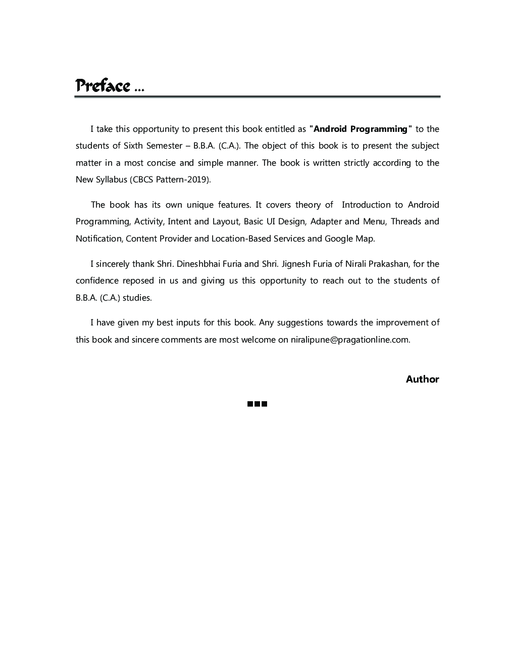 Android Programming (TY BBA (CA) Sem 6) - Page 4