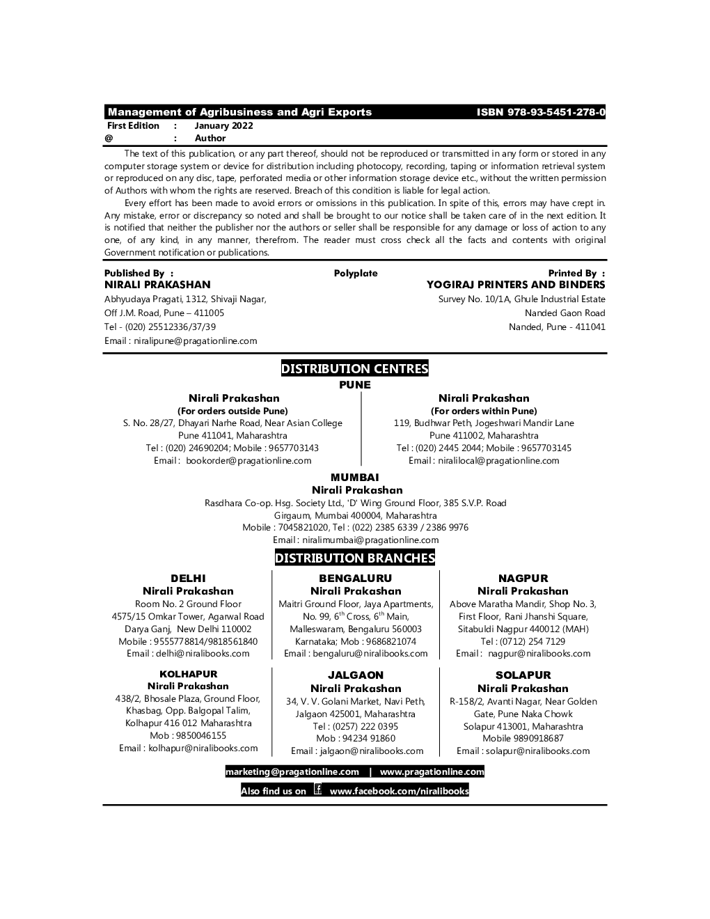 Management Of Agribusiness And Agri Exports (TY BBA (IB) Sem 6) - Page 3