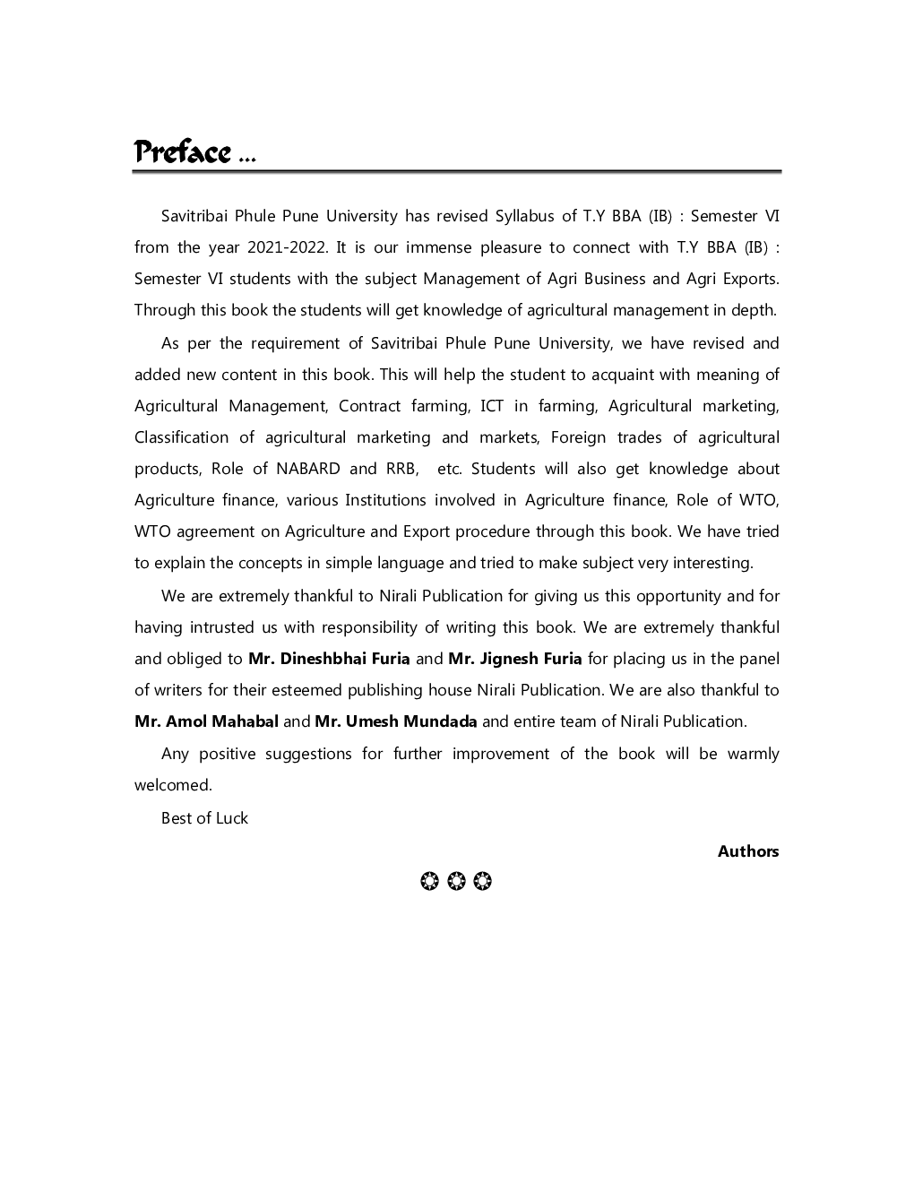 Management Of Agribusiness And Agri Exports (TY BBA (IB) Sem 6) - Page 4