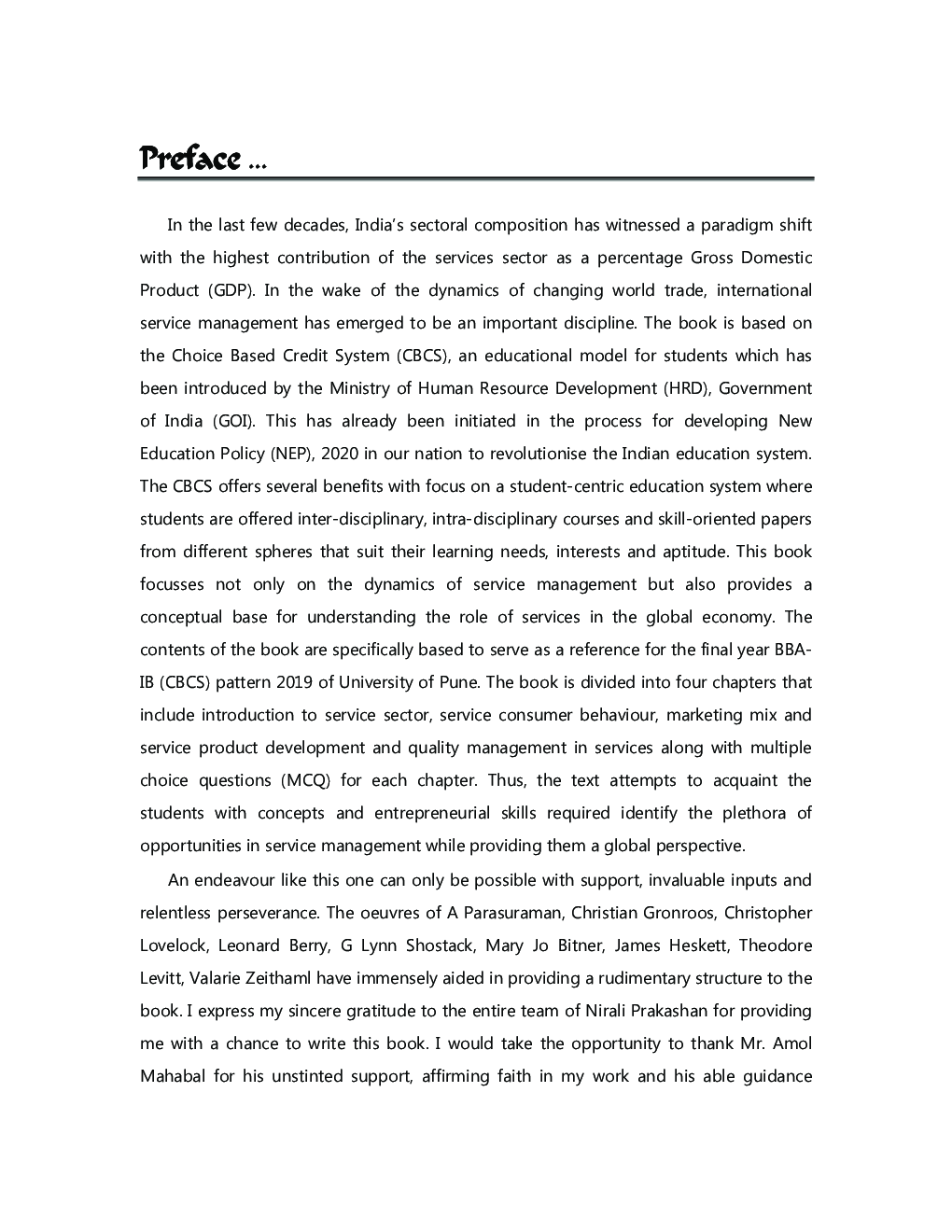 International Service Management (TY BBA (IB) Sem 6) - Page 4