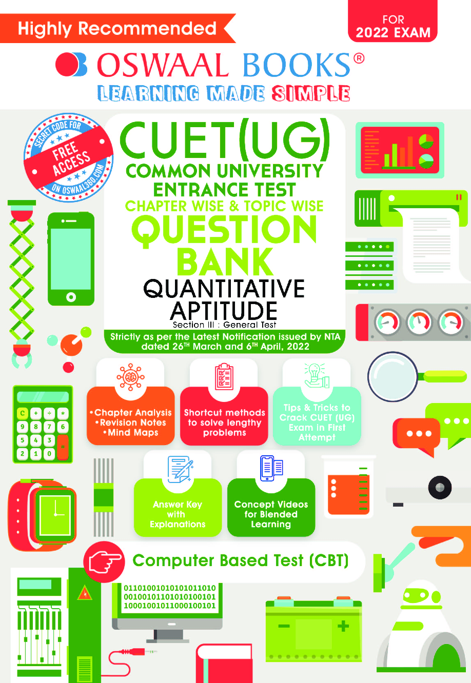 Download Oswaal NTA CUET UG Chapterwise Topic Wise Question Bank 