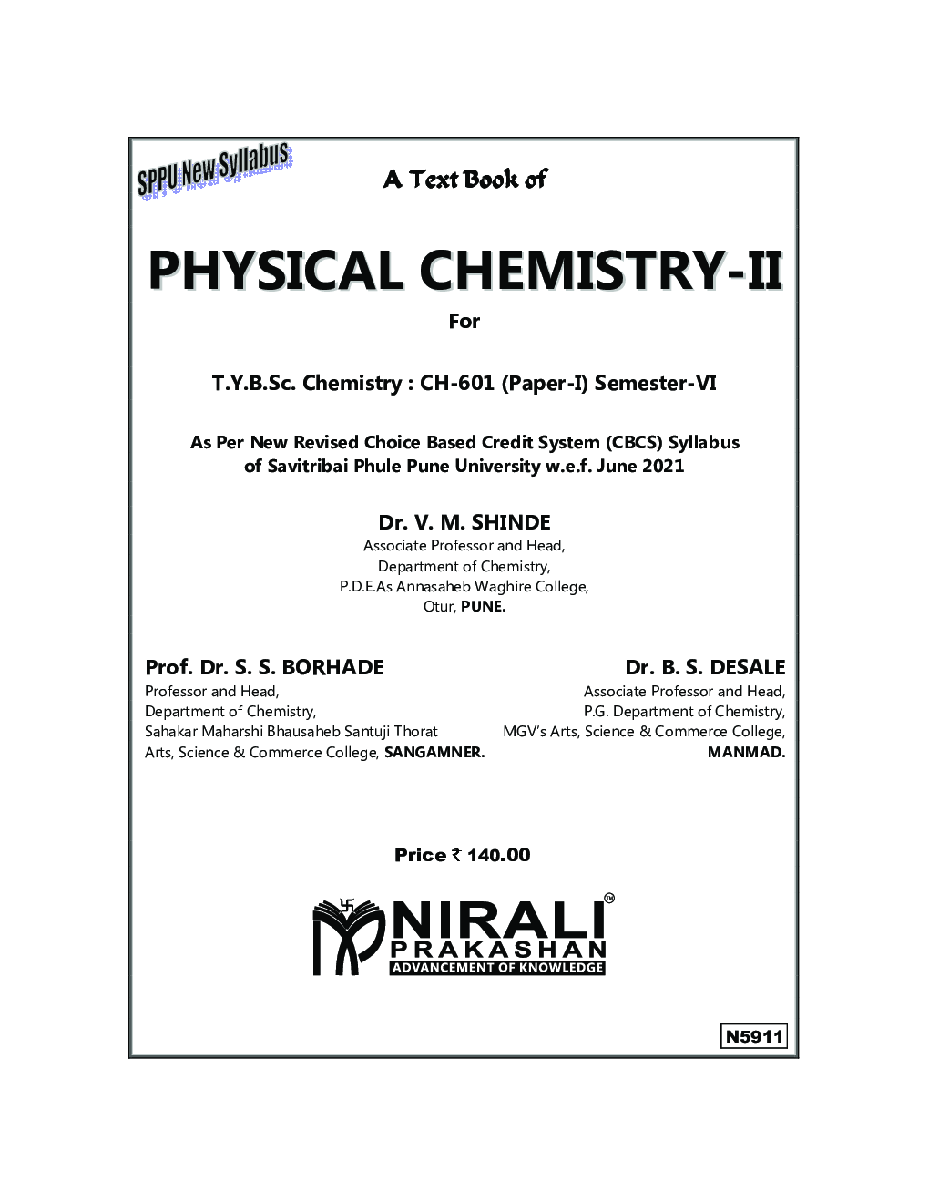Physical Chemistry-II (Chem, P-1) - Page 2