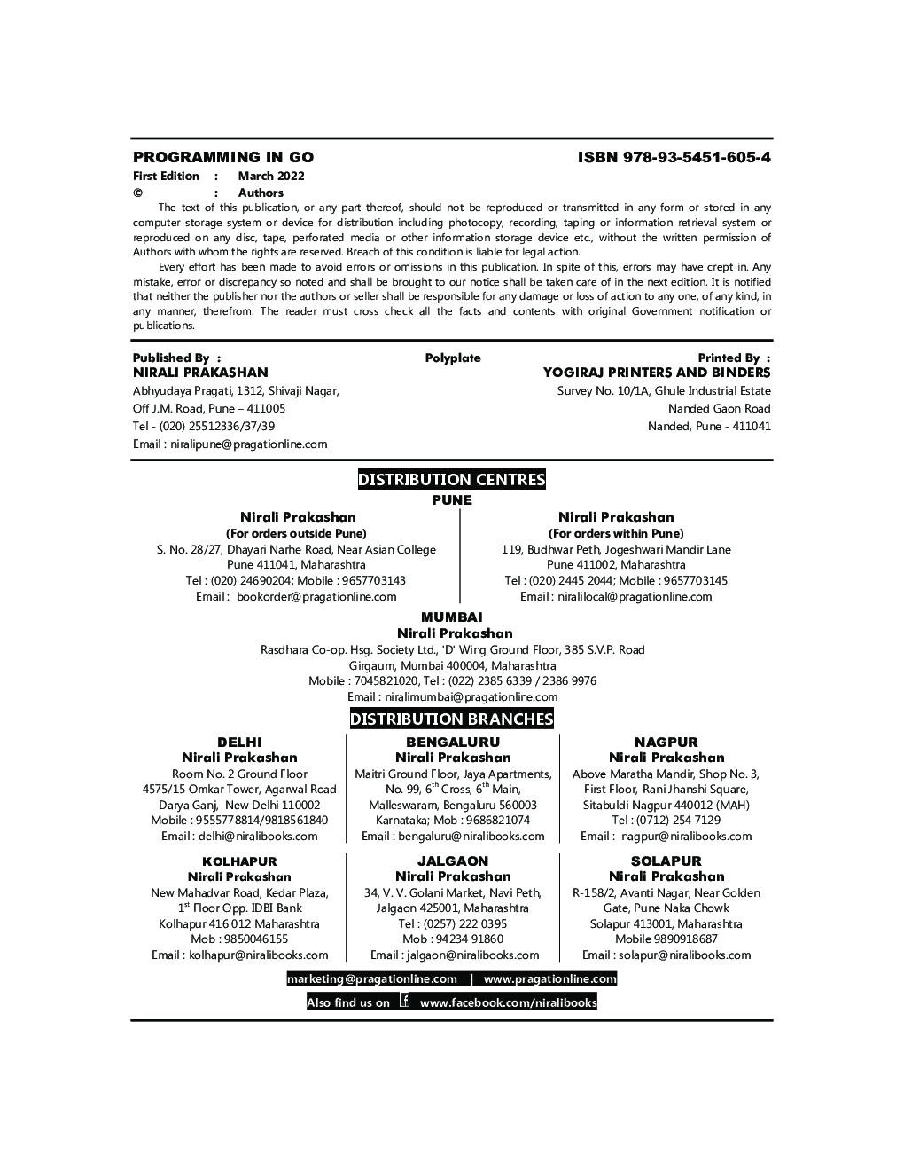 Programming in GO - Page 3