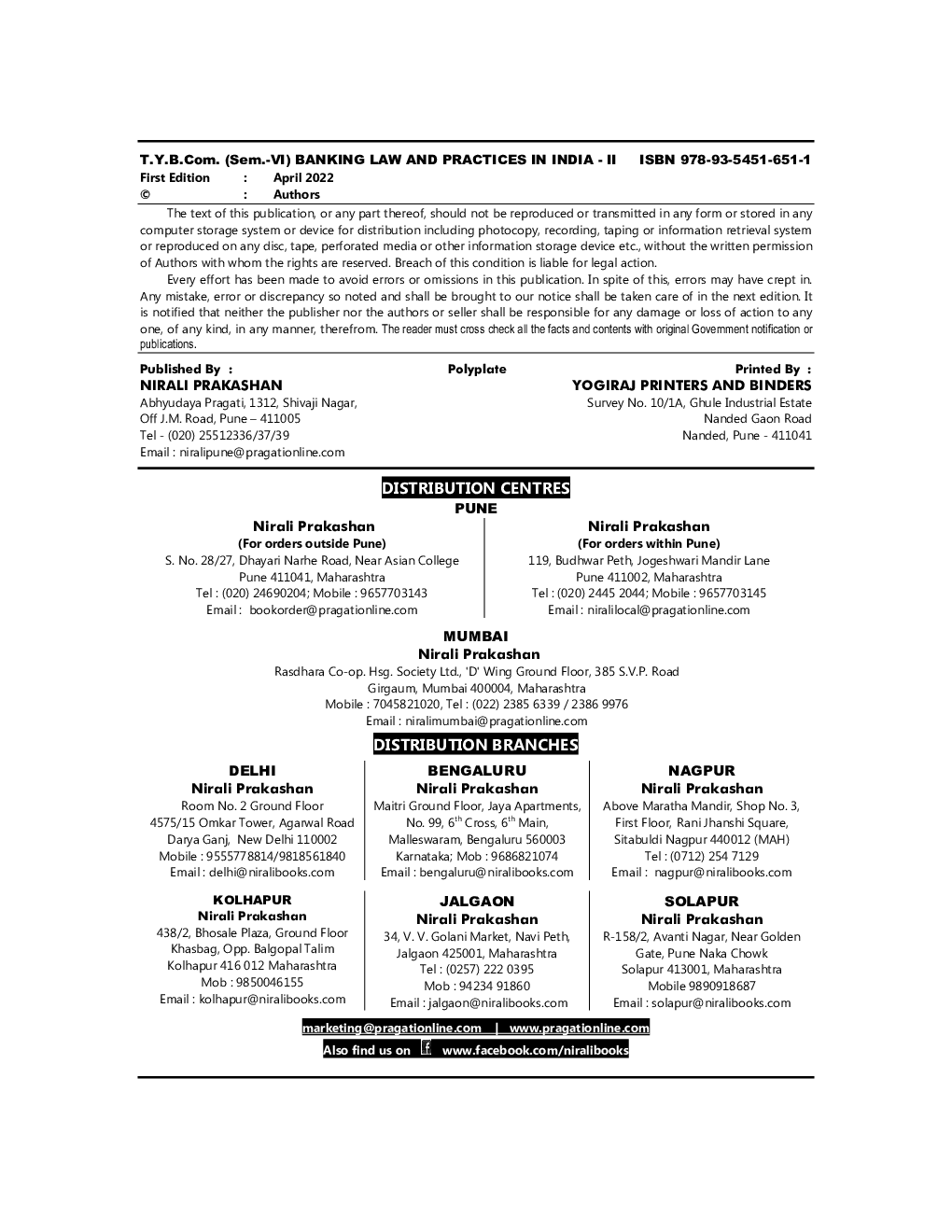 Banking Law &  Practices in India-II - Page 3