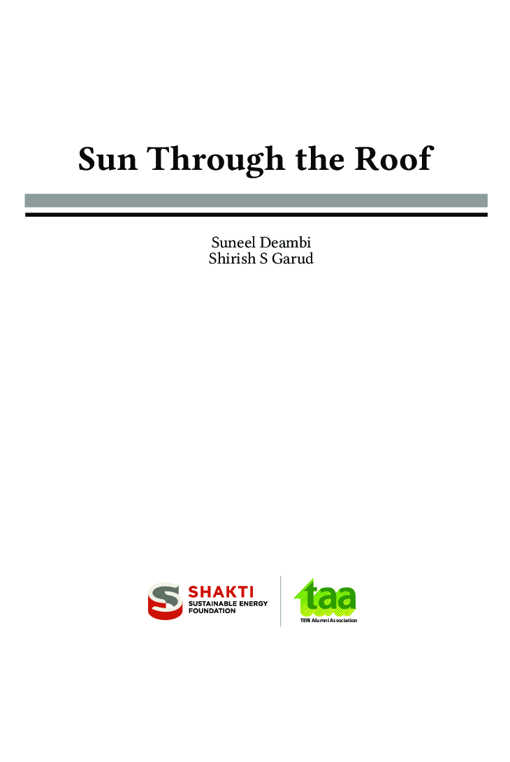 Sun Through the Roof: Solar rooftop systems explained in lucid and easy to understand manner - Page 5
