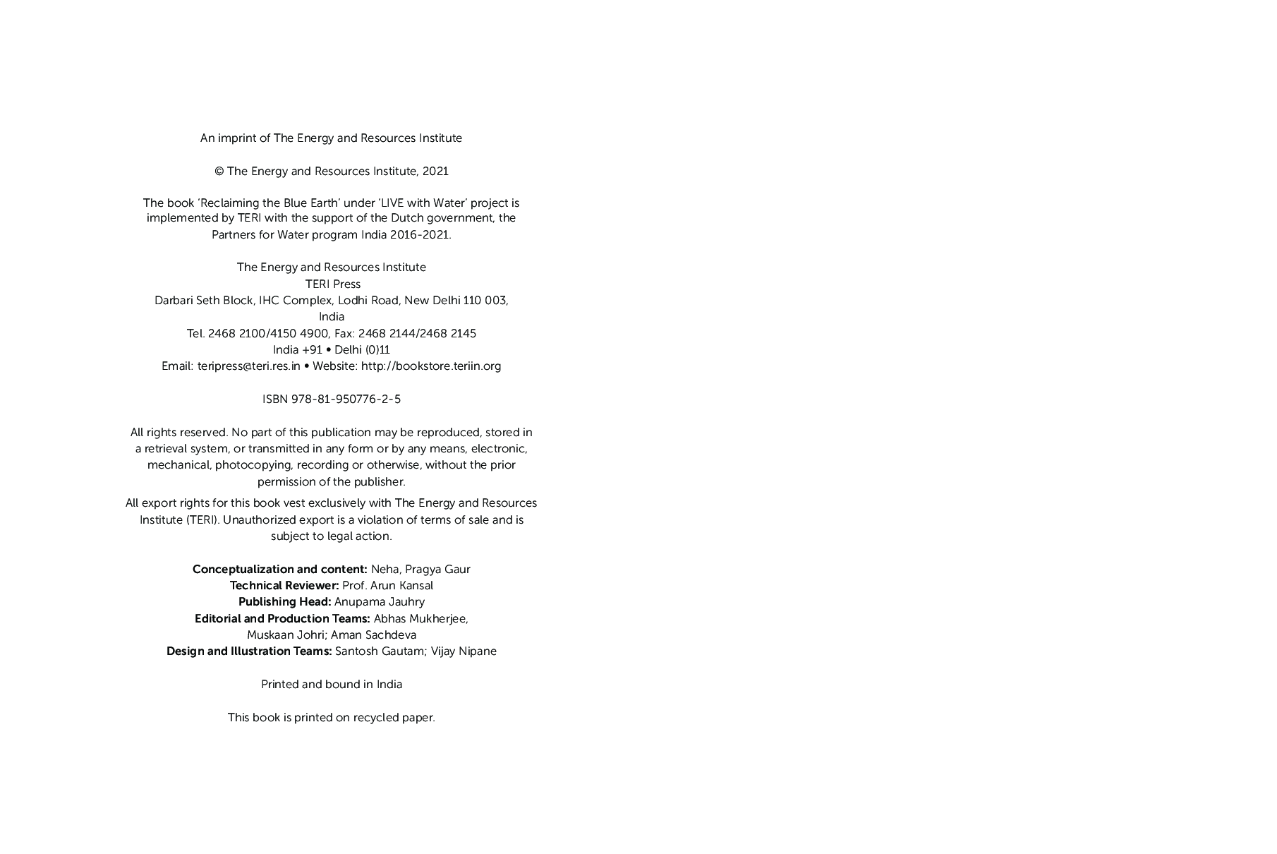 Reclaiming the Blue Earth: Connecting people with water-related issues - Page 2