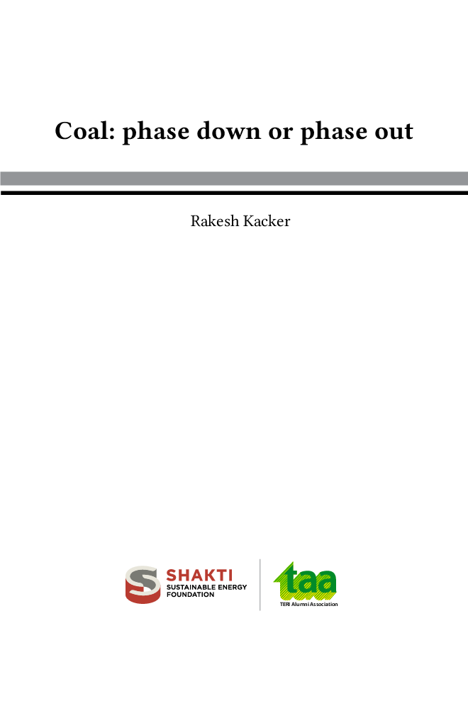 Coal: Phase down or phase out - Page 5