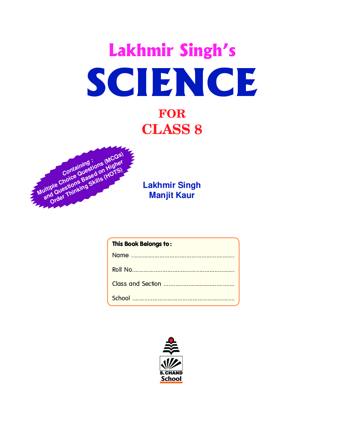 Download Lakhmir Singh's Science For Class 8 by Lakhmir Singh, Manjit