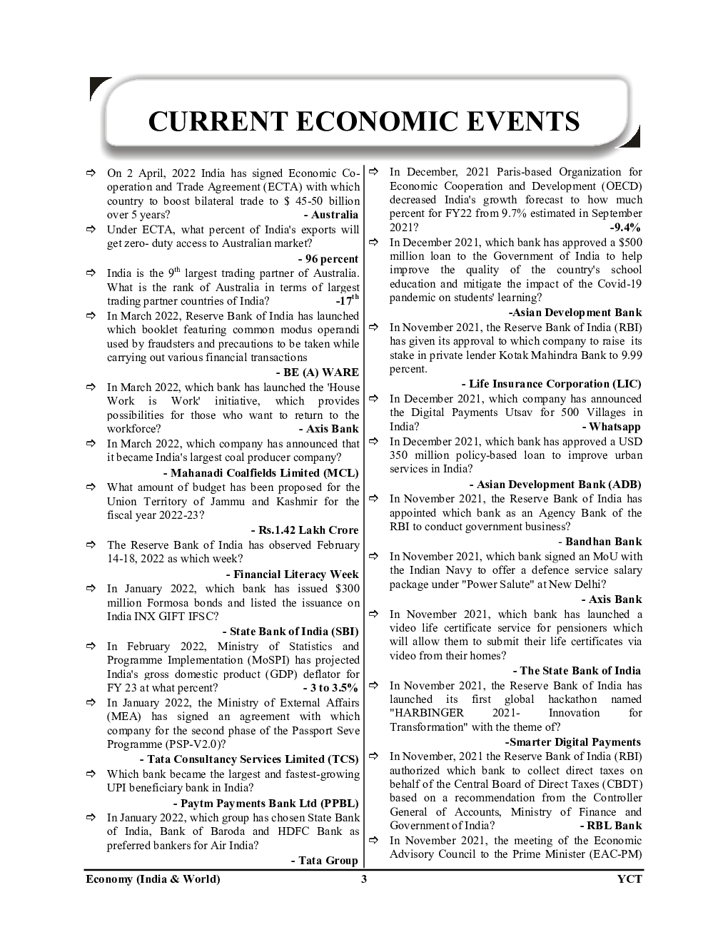 Economy Year Book India & World 2022-23 - Page 4