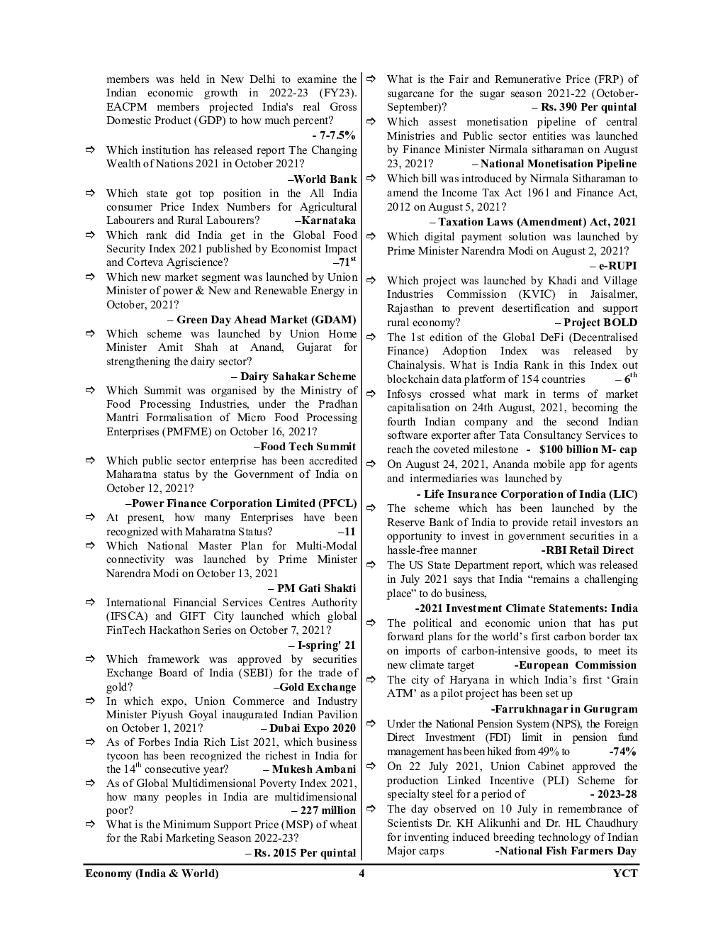 Economy Year Book India & World 2022-23 - Page 5